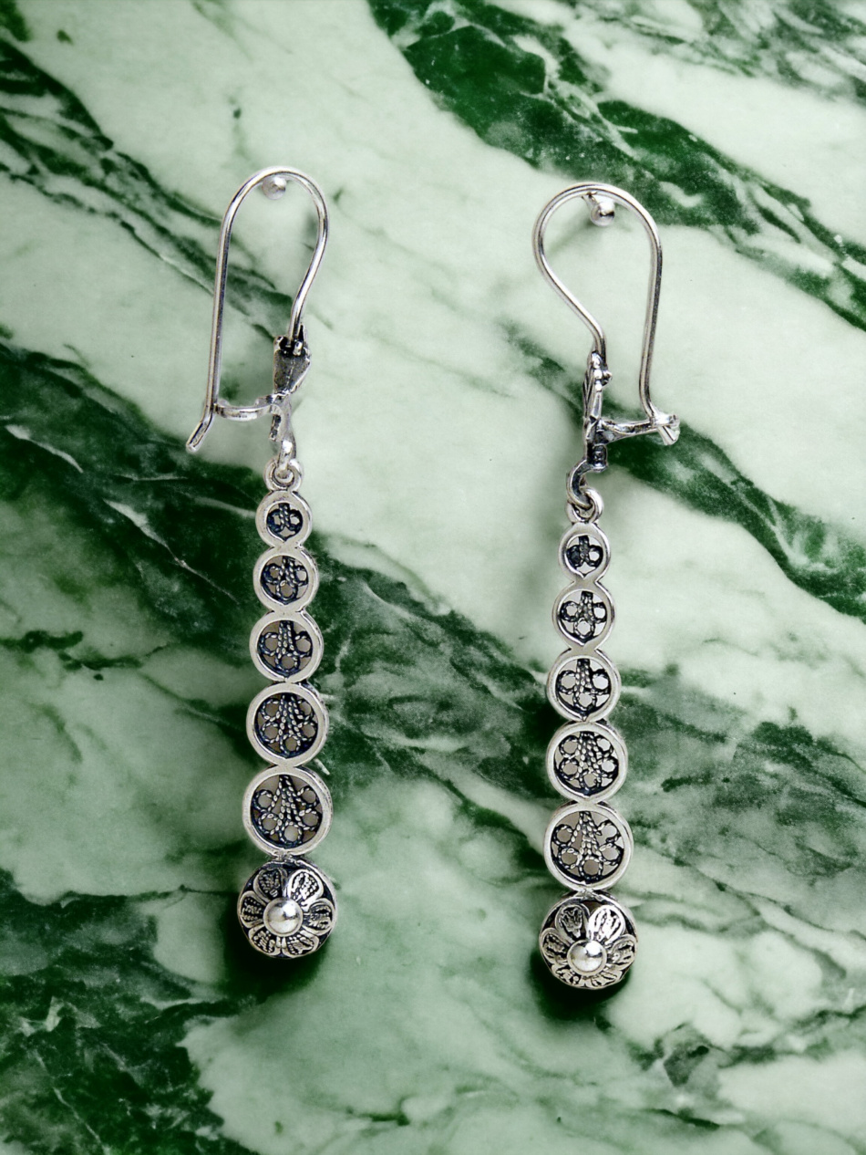 עגילי כסף טהור