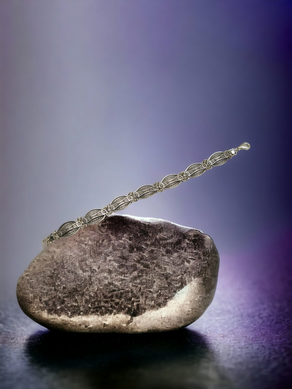 צמיד מכסף טהור