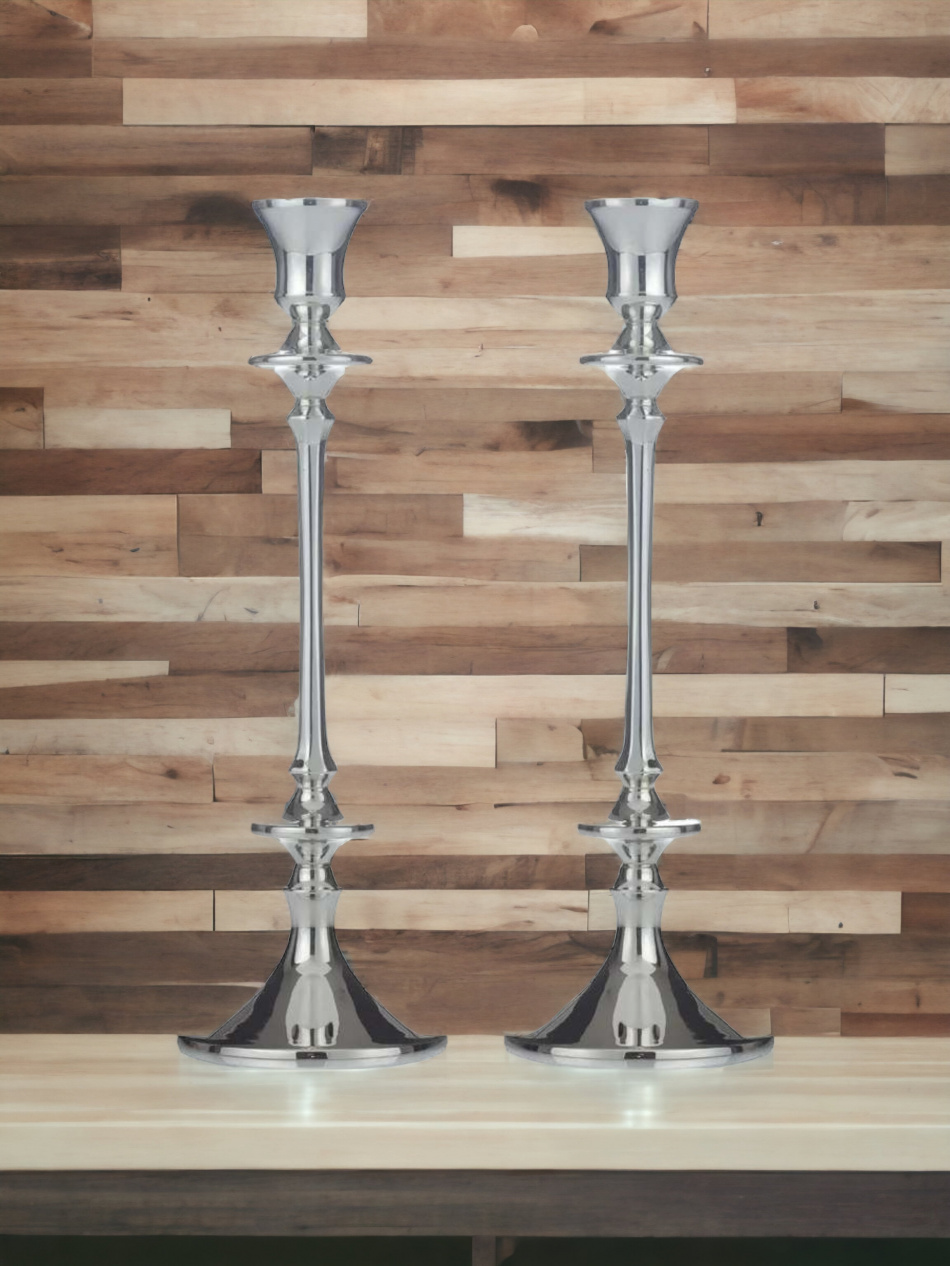 BOUGEOIRS DE CHABBAT EN ARGENT PUR : 925 ARGENT STERLING
